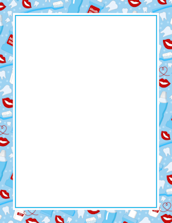 Dentist clipart border. Dental borders images page