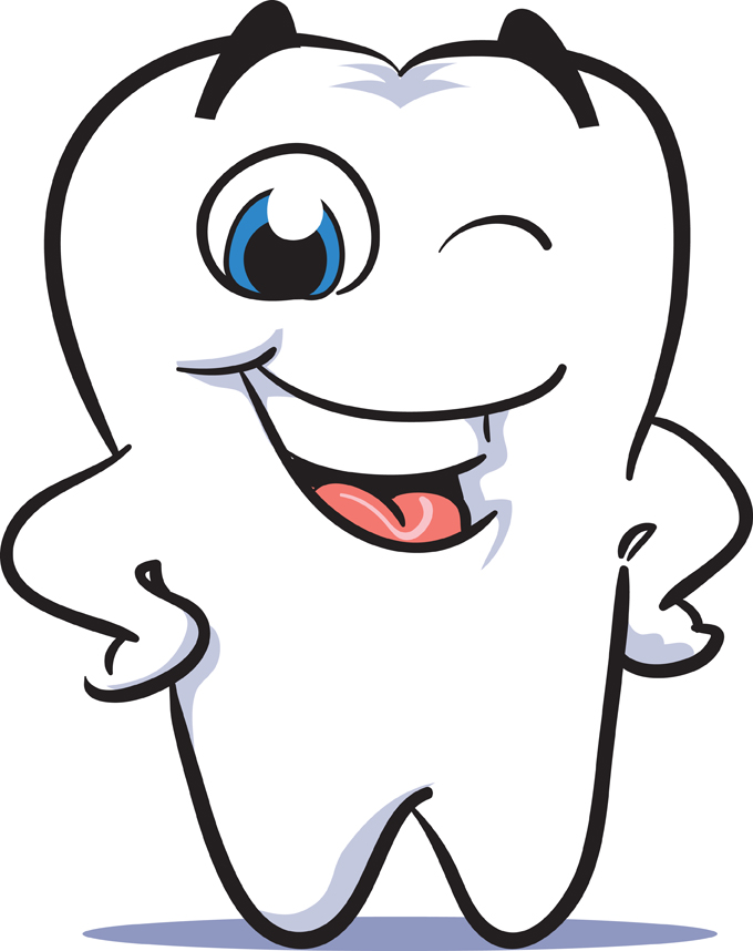 dental clipart happy tooth