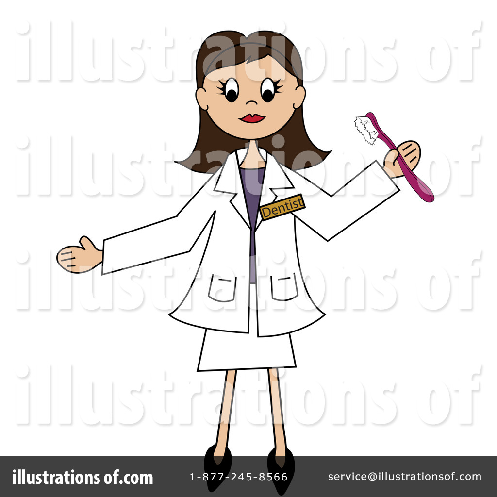 dental clipart lady