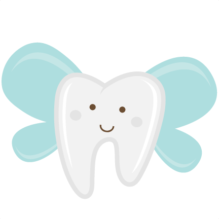 Dentist clipart first tooth. With wings svg scrapbook