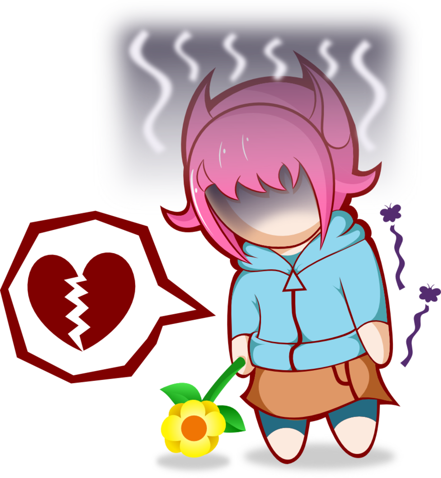 depression clipart character