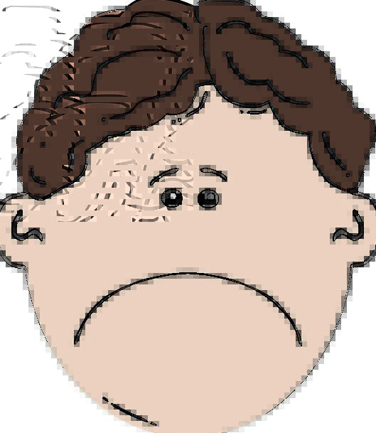 Boy upset distressed sad. Depression clipart lad