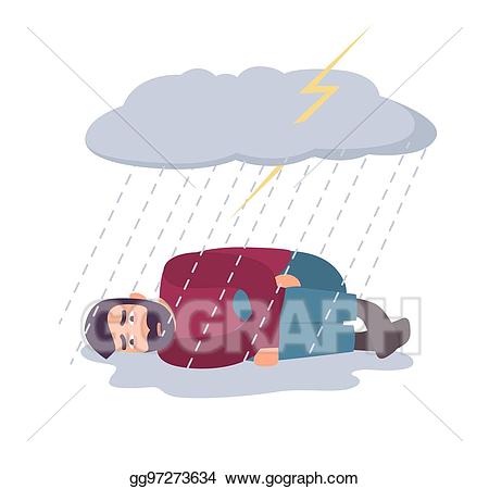 depression clipart rain