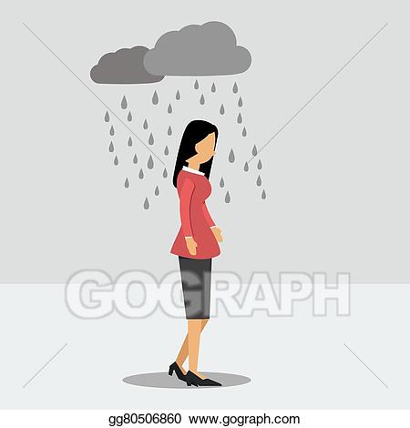 depression clipart rain