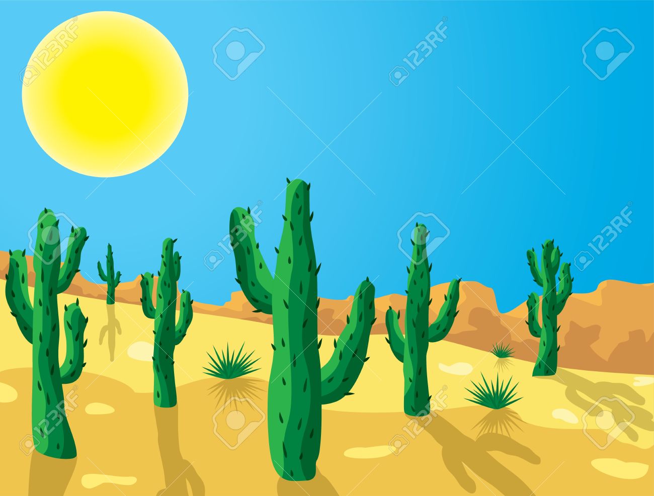 desert clipart desert place