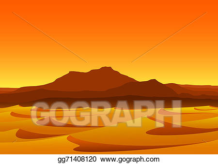 desert clipart illustration