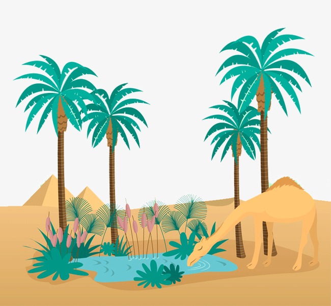 desert clipart oasis
