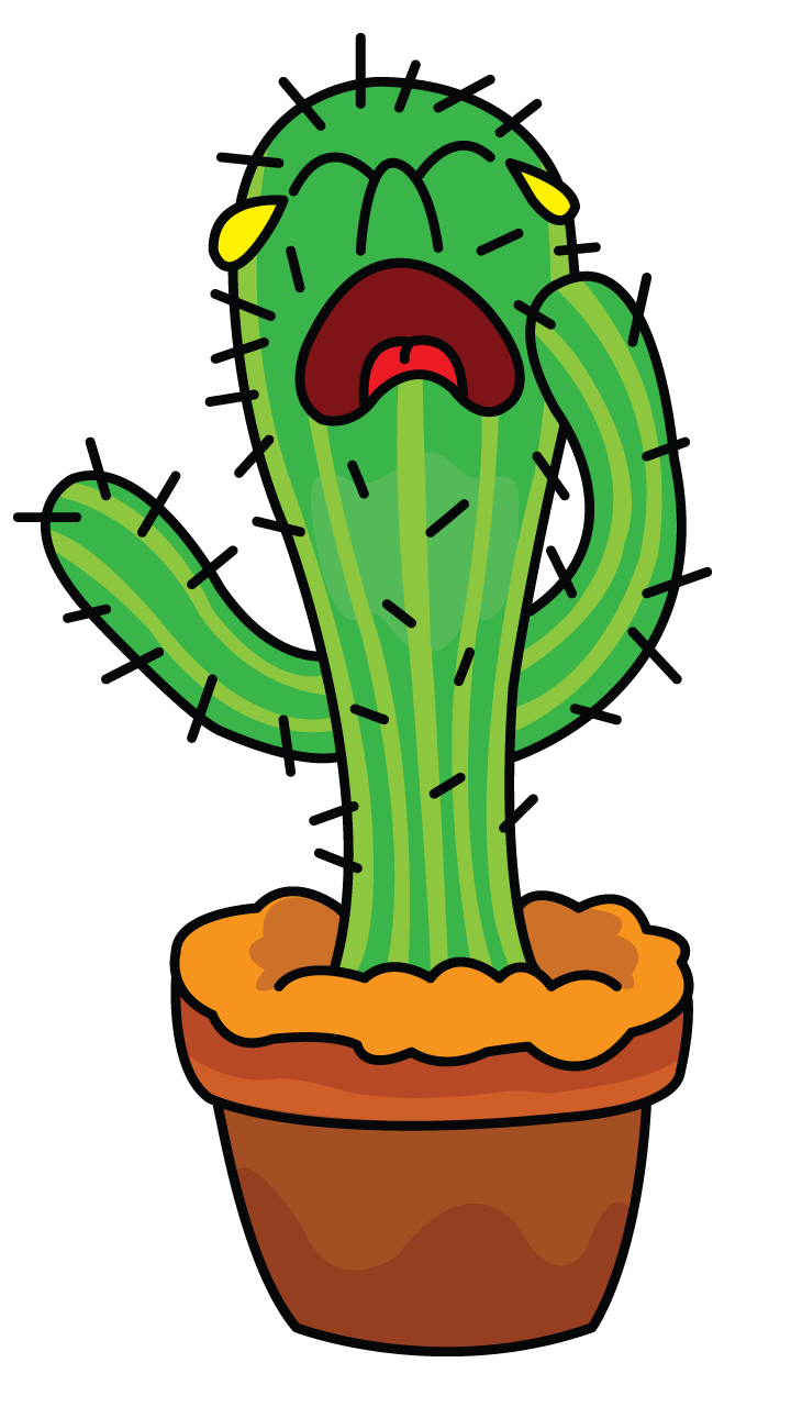 Tutorial on how to. Desert clipart prickly pear