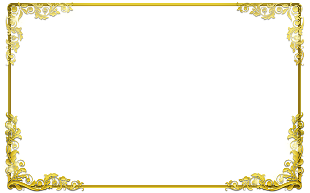 Gold borders acur lunamedia. Certificate border png