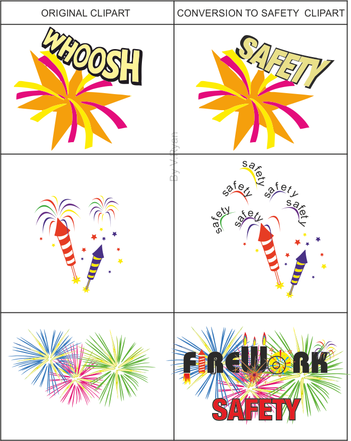 Designing a symbol to. Fireworks clipart child