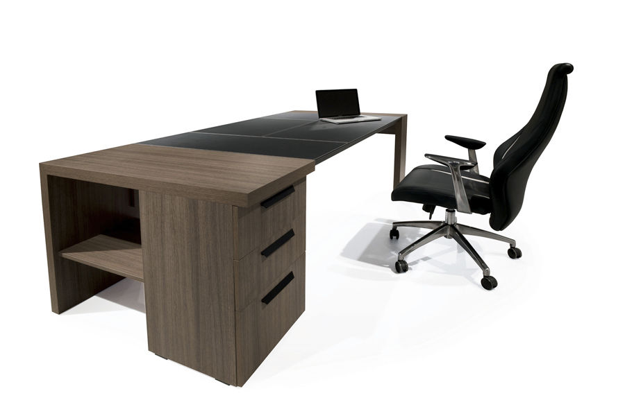 Desk clipart executive desk. Contemporary in wood leather