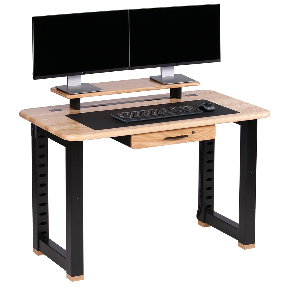 desk clipart table monitor