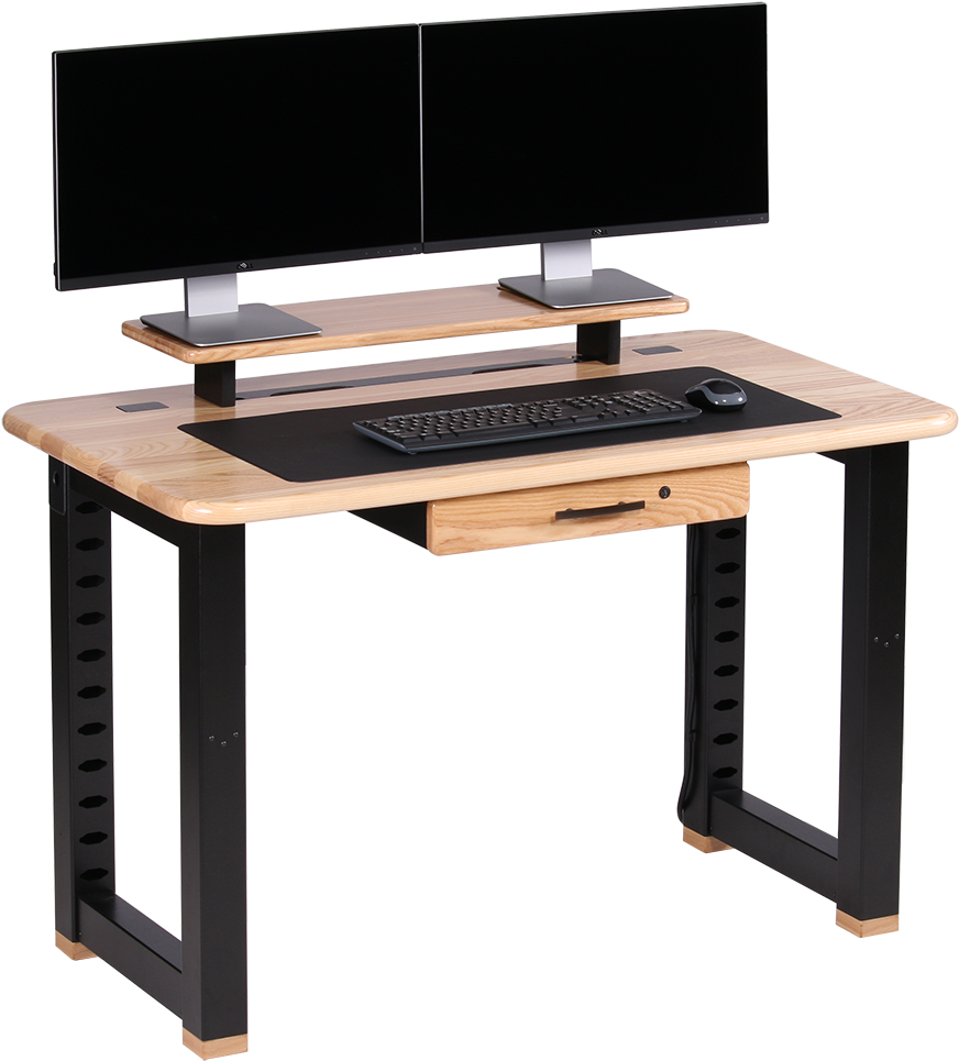 desk clipart table monitor