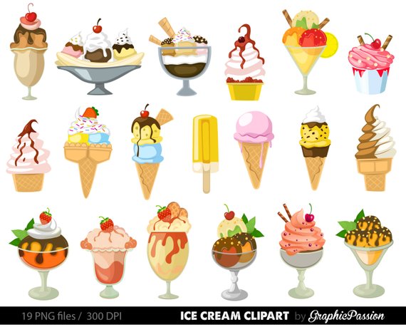 Dessert clipart bakery item. Ice cream sweet treat
