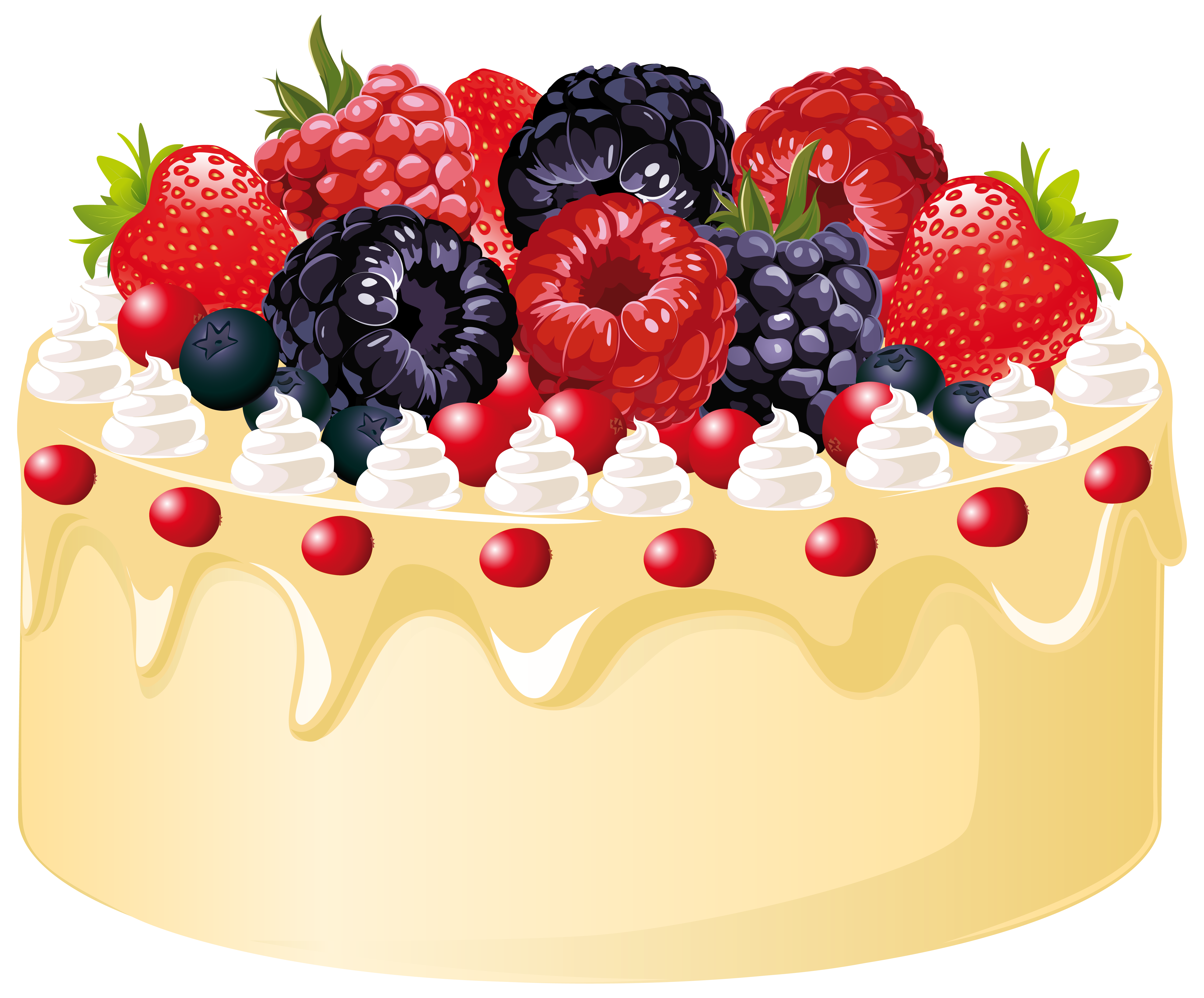 desserts clipart fruit cake