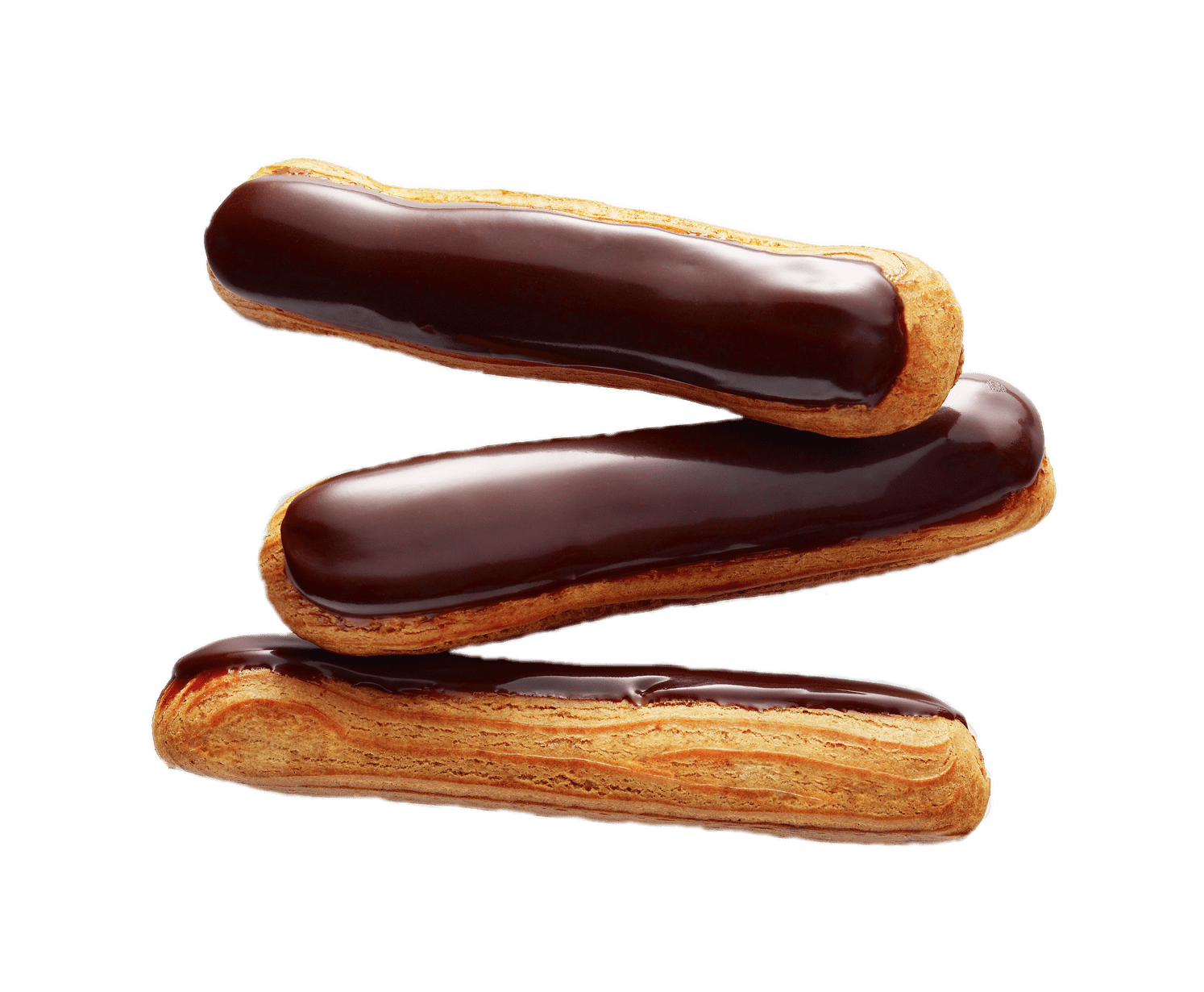 Desserts clipart chocolate eclair. Eclairs transparent png stickpng