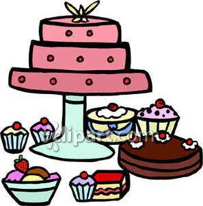 desserts clipart dessert table