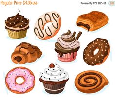 Dessert clipart pastry. Donuts pastries png 