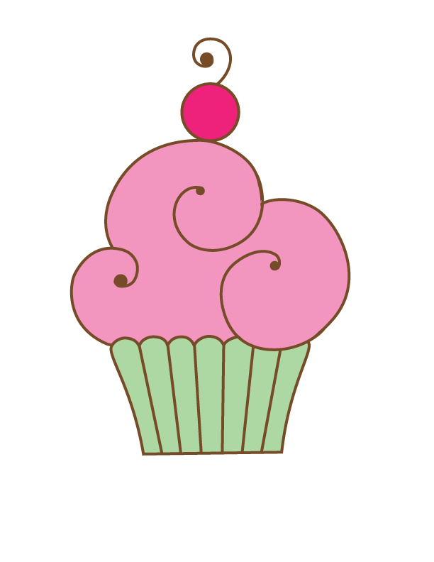 Sweet creations by carey. Dessert clipart vanilla cupcake