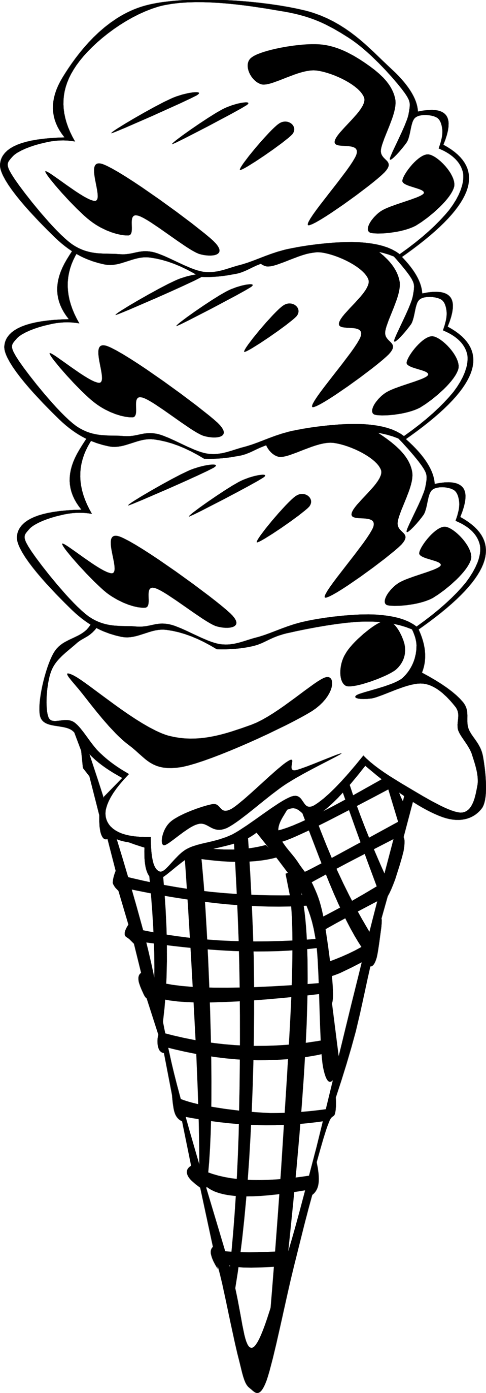 Public domain clip art. Waffle clipart black and white