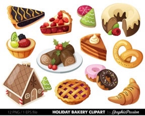 Cliparts zone . Desserts clipart holiday dessert