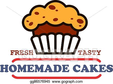 Desserts clipart homemade cake. Vector illustration cakes and