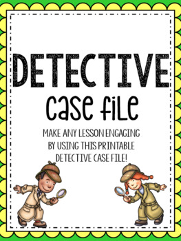 detective clipart detective case file