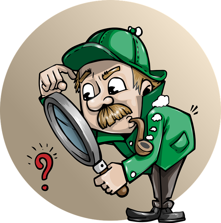 dictionary clipart detective
