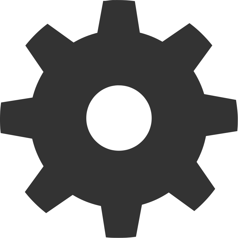 engineering clipart gear outline