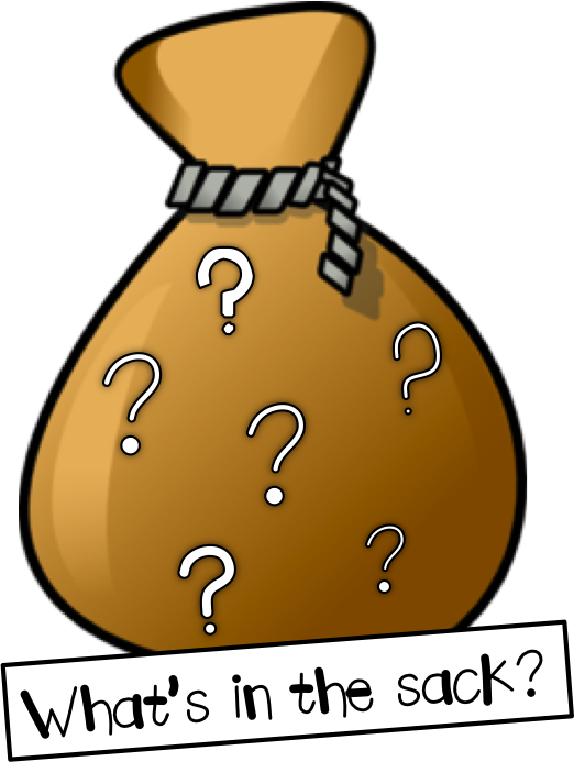 detective clipart mystery bag