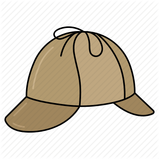 detective clipart sherlock hat
