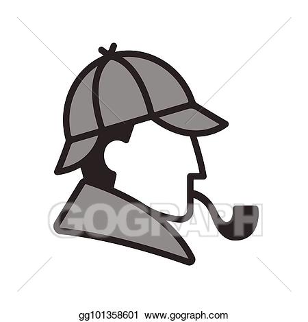 detective clipart sherlock holmes pipe