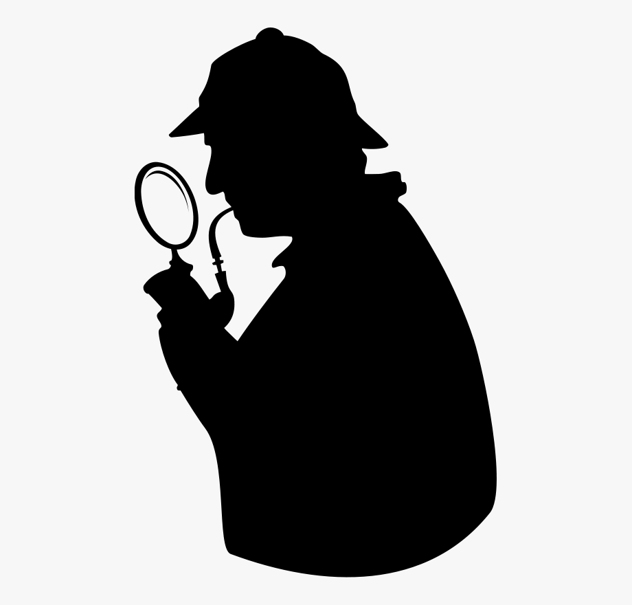 detective clipart silhouette