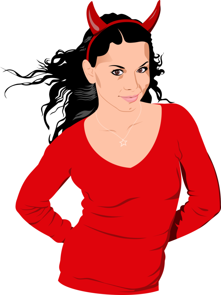 devil clipart cartoon