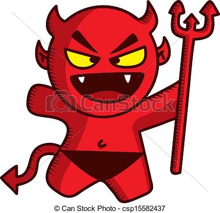 devil clipart cartoon