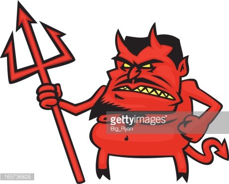 devil clipart evil