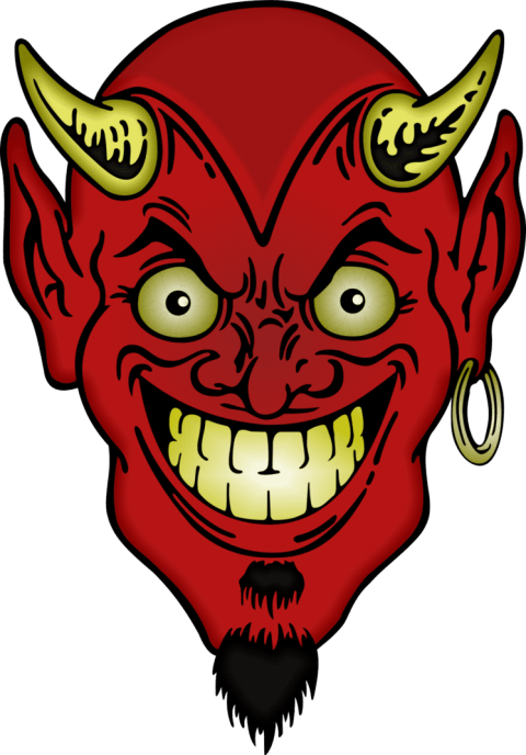 devil clipart evil