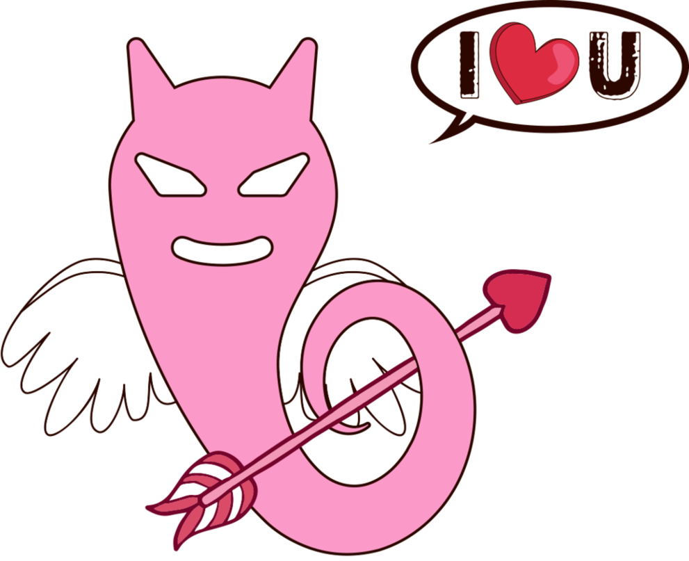 Cupid by raspberryvixen on. Devil clipart ghost