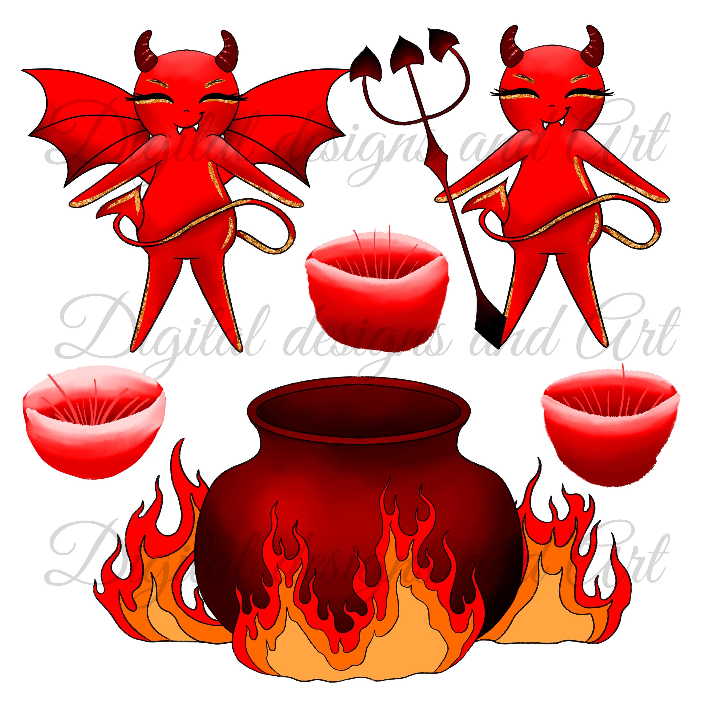 devil clipart hungry