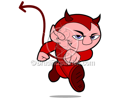 Devil clipart mischievous. Free drawn download clip