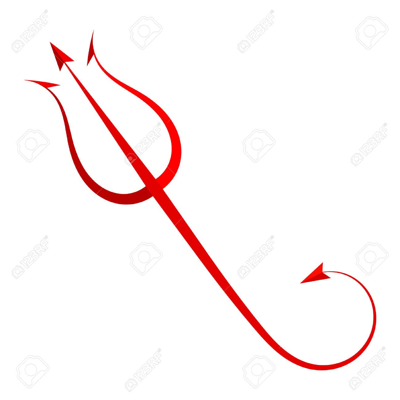 Pin on tattoo . Devil clipart pitchfork