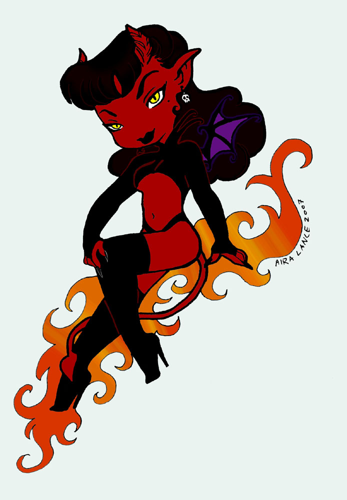 Devil clipart she devil. Clip art library 