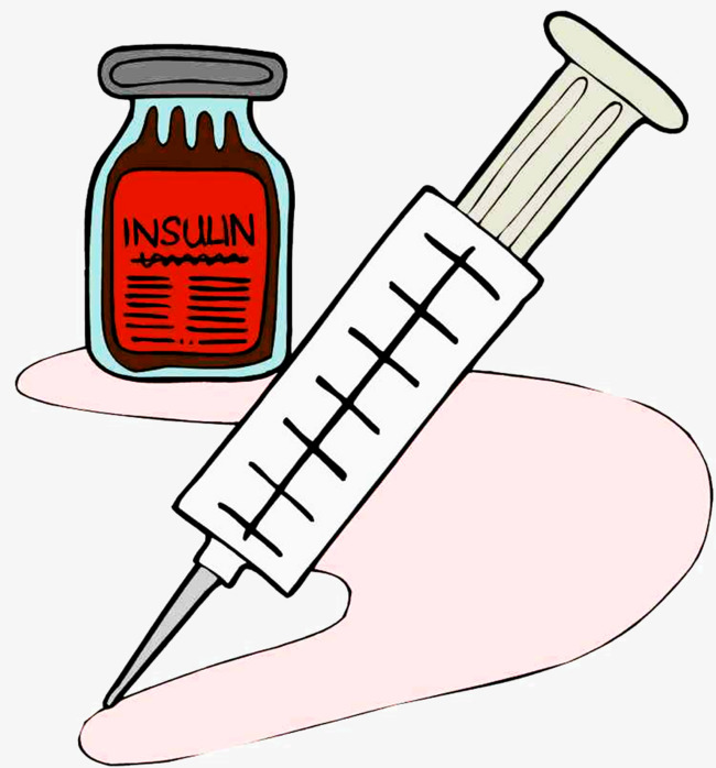 Injection to pull material. Diabetes clipart