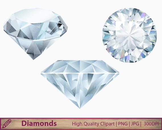Diamond clipart jewel. Diamonds crystal gems clip