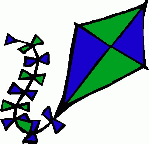 kite clipart diamond