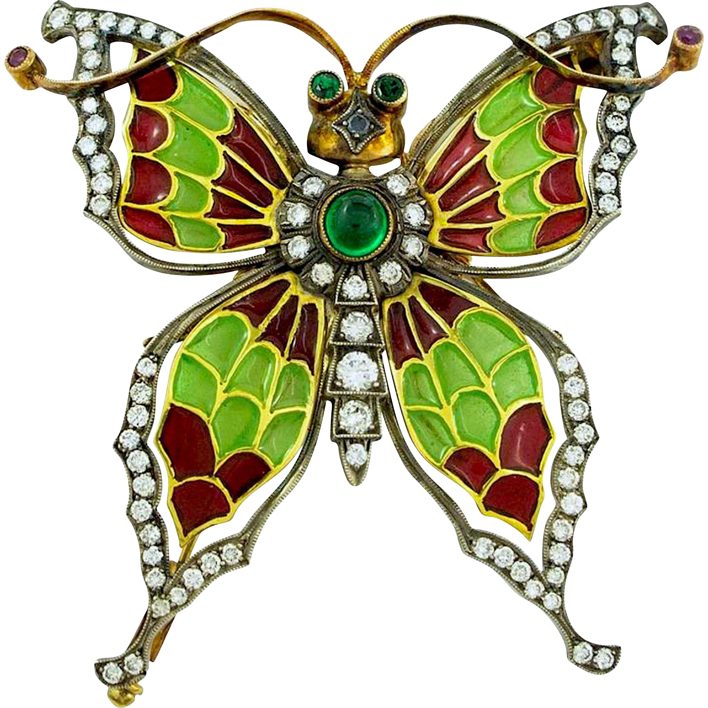diamonds clipart butterfly