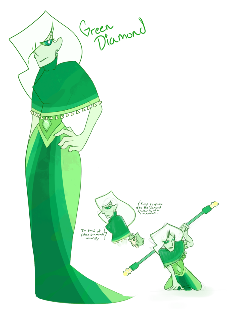 Gemsona by gloomy butt. Diamonds clipart green diamond