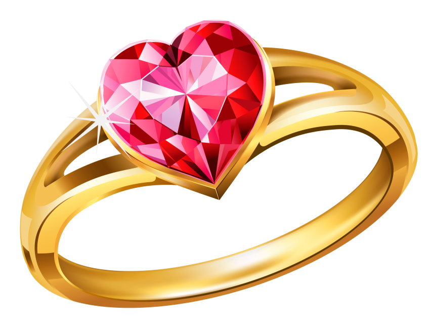 Diamonds clipart round diamond. Gold ring with png