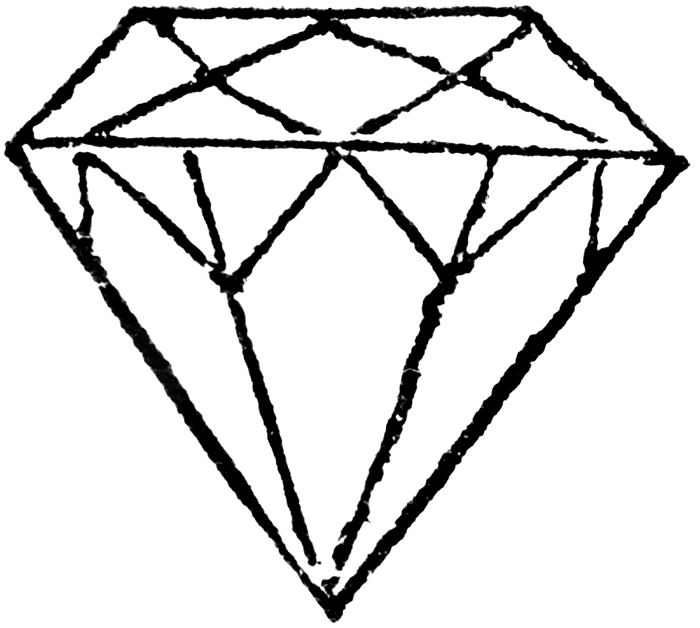 diamonds clipart template