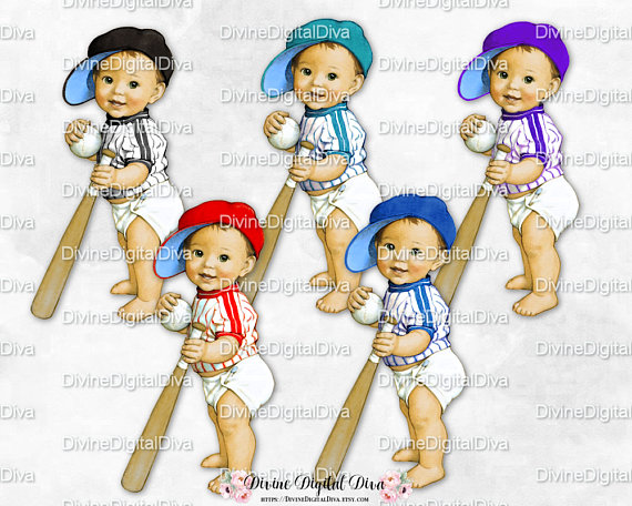 diapers clipart baby boy baseball